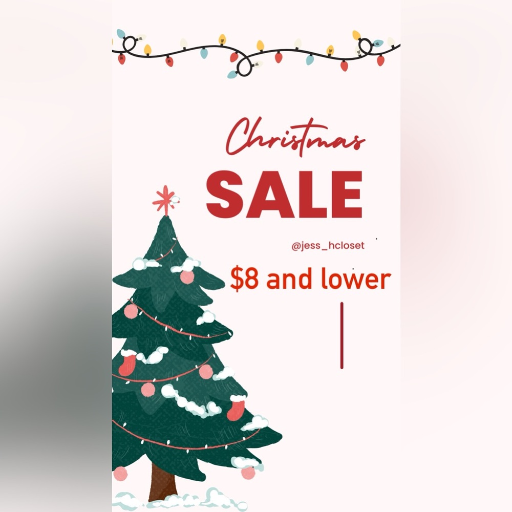 8:30 PM $ 8 and lower send your listings to share! 🎄